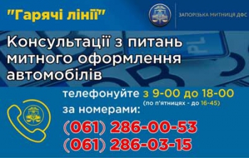 Мелитопольцы могут узнать о растаможке автомобилей на еврономерах на горячей линии фото