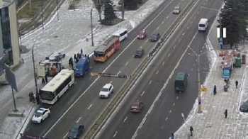 В Запорожье водитель автобуса пострадал от газового баллончика фото