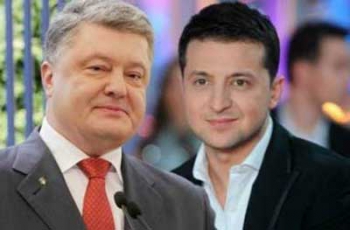 Дебаты Зеленского и Порошенко покажут 20 зарубежных каналов фото