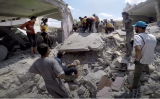 Российская авиация нанесла удары по повстанцам в Сирии: более 40 погибших фото