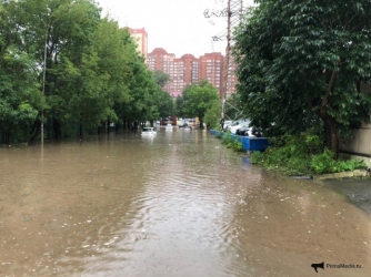 Россия горит и тонет: Владивосток погружается под воду фото