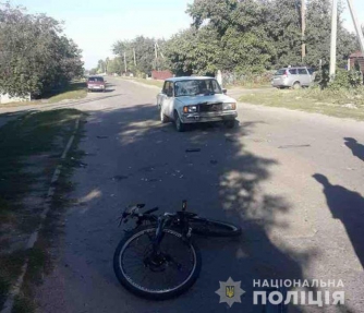 Под Запорожьем легковушка сбила ребенка на велосипеде  фото