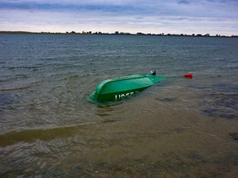 В Азовском море, возле Бердянска, столкнулись две лодки. Есть пострадавшие фото