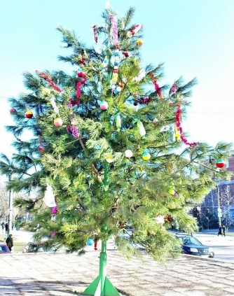 В Акимовке уже готовятся к Новому году фото