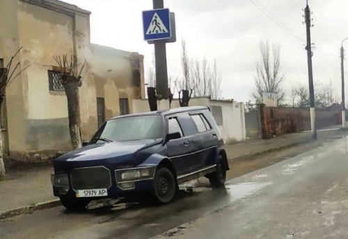 Чудо-автомобиль обнаружили на улицах Мелитополя  фото