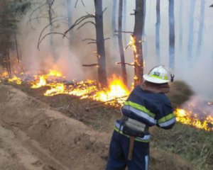 В Житомирской области продолжаются пожары фото