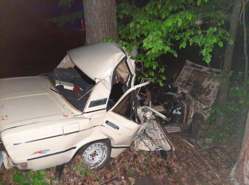 На Киевщине три человека погибли в легковушке, врезавшейся в дерево  фото