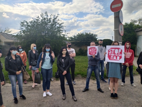 Мелитопольские предприниматели протестуют против блокировок налоговых накладных  фото