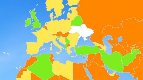 Куда можно ехать украинцам. Интерактивная карта от МИД фото