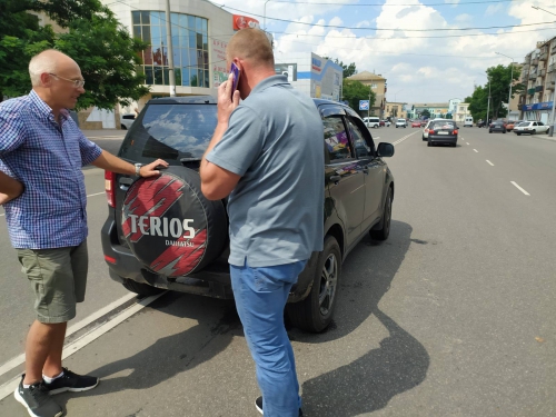 В Мелитополе произошло дождевое ДТП фото