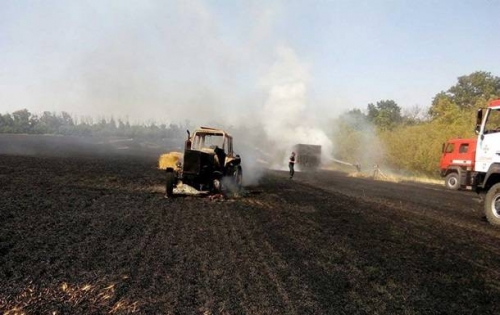 Зеленский приехал на тушение пожаров в Луганскую область  фото