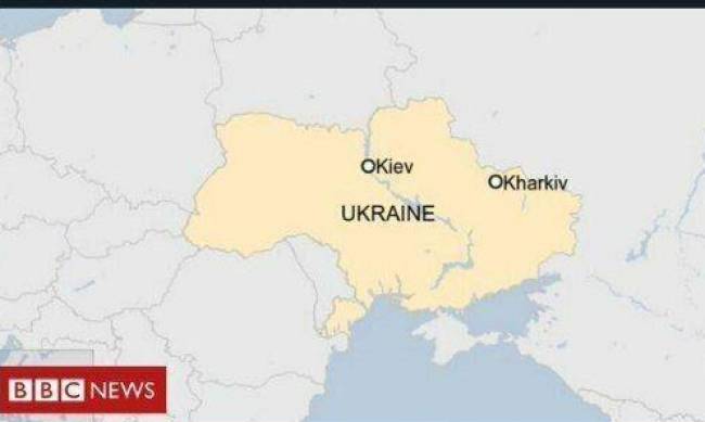 BBC извинилась за изображение карты Украины без Крыма в новости про авиакатастрофу Ан-26 фото