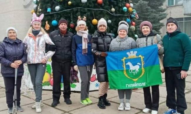 В Гуляйполе состоялся традиционный новогодний забег фото