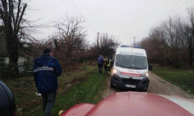 В Запорожском районе на пожаре травмировался человек фото