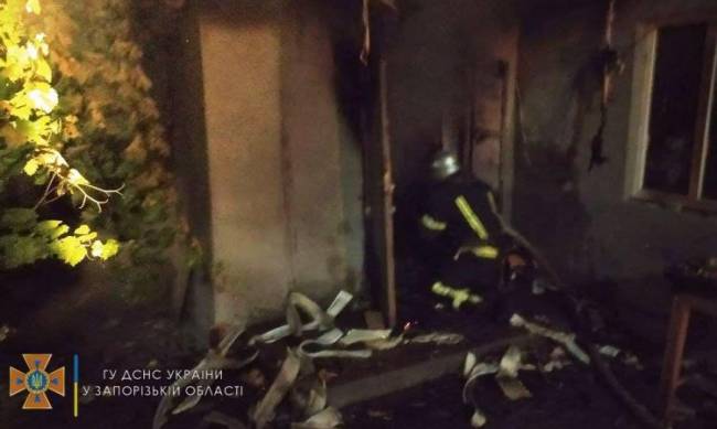 Пожар в Мелитополе: пенсионер получил серьезные ожоги  фото