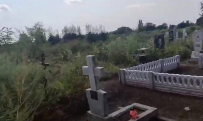 Кладбища вокруг Мелитополя поросли сорняками  фото