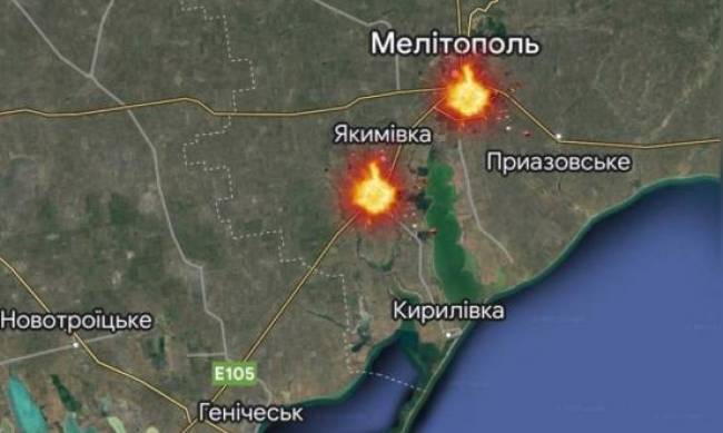 Стало відомо, де ще лунали вибухи, крім Мелітополя фото