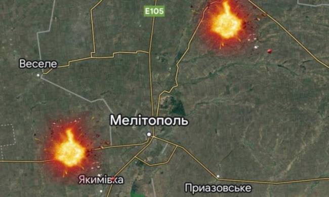 У Мелітопольському районі пролунали вибухи фото