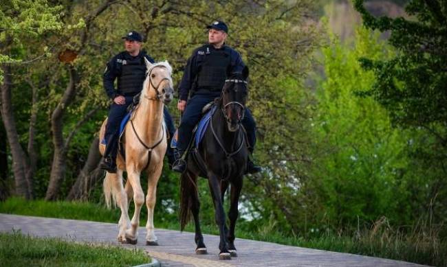 Граціозний Пейзаж та волелюбний Рельєф. Запорізька кавалерія розпочала сезон патрулювання лісопаркових зон фото