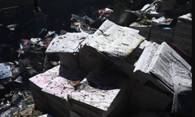 Російський удар по друкарні у Харкові знищив 50 тисяч книг фото